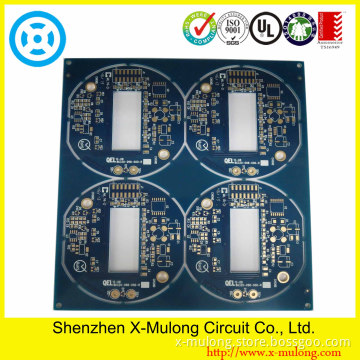 2 Layer Blue Solderask PCB/Double-Sided Heavy Cooper Printed Circuit Board